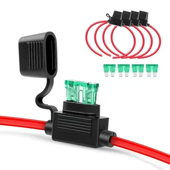 

2020 New 1pcs 12AWG ATC 30AMP Automotive Water-Resistant In Line Mini Fuse Holder Blade for Car Boat