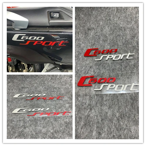 FOR BMW C600 SPORT PVC Motorcycle Car Sticker Motorcycle shell left and right stickers C600 Sport logo Stickers  Motorcycle stic for mitsubishi evo outlander 2 button remote key shell left without logo autokeysupply akmss235