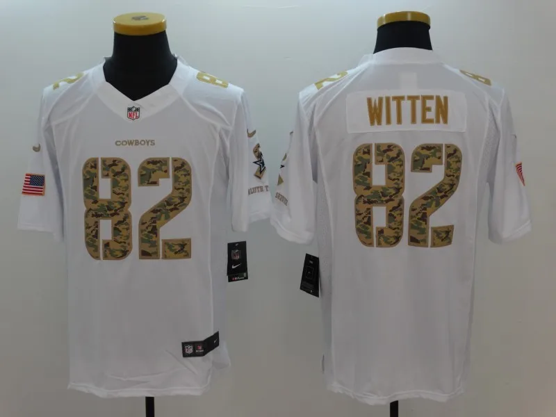 Хаки Dallas s, Tony Romo, Emmitt Smith, Sean Lee, Jason Witten, Dez Bryant, Ezekiel Elliott Jersey - Цвет: Хаки