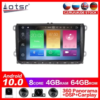 

Android 10.0 GPS Navigation Radio DVD Player for Volkswagen series universal Player Stereo Headuint free Built in Carplay dsp