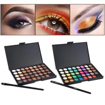 

4 Style Women Gift Multi-colors Matte Pearlescent Shimmer Glitter Long Lasting Waterproof Eyeshadow Palette Eye Makeup TSLM1