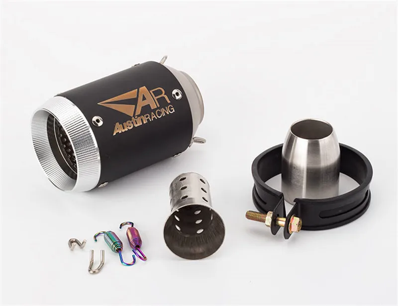 51/61 мм Универсальный Akrapovic мотоцикл глушитель выхлопной трубы углеродного волокна для AR выхлопной трубы Z800 gsxr1000 Huanglong 600 k7 k8