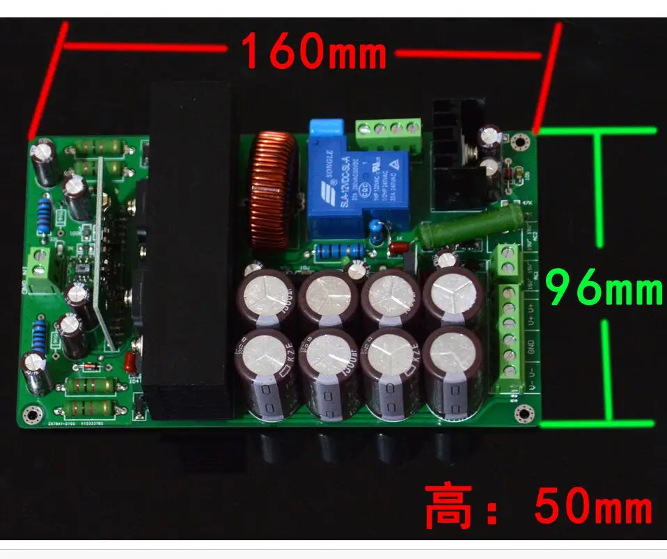 Fidelidade de Alta Irs2092 + Irfb4227 Alta Potência Classe Mono Placa Amplificador Digital 1000 w Palco Amplificadores B5-006 d - Image 3