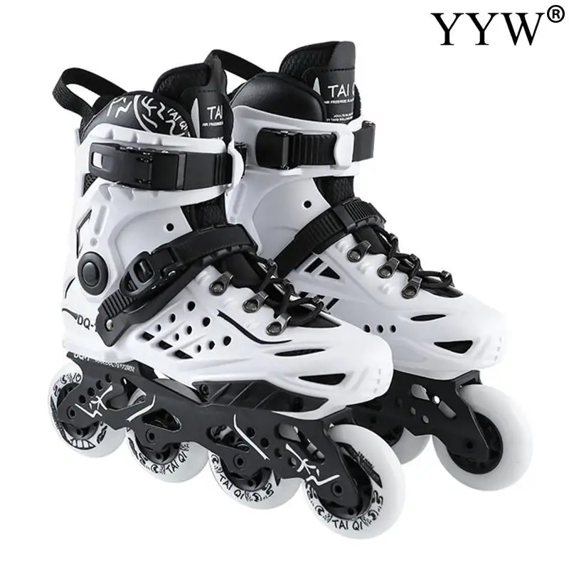 Adult Inline Roller Skates Skating Shoes Sneaker Outdoor Beginner Trucks Pu Wheels Cool Street Free Style Roller Skating Shoes