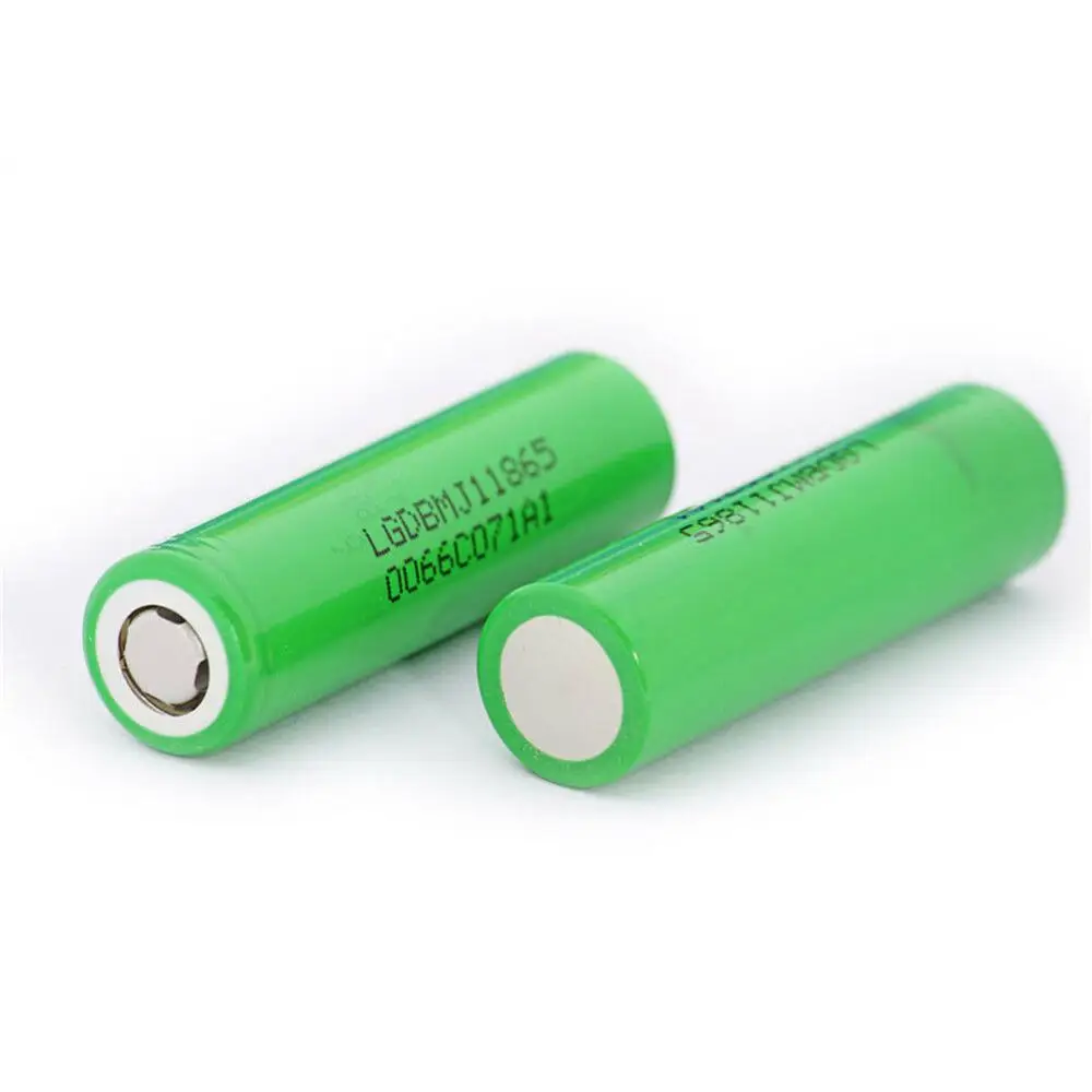 GTF 1/2/4/8/10pcs 18650 Battery 3.7v 3500mah INR18650 MJ1 18650 Battery 10A Discharge for LG Rechargeable Li-ion Batteria