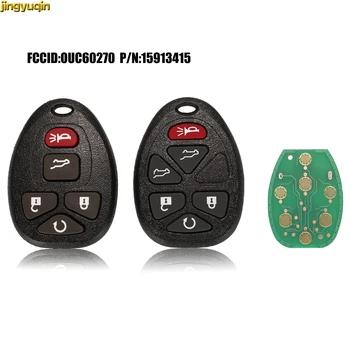 

jingyuqin 5pcs Remote Control Keyless Entry 315Mhz OUC60270 For Buick Chevrolet Cadillac GMC Saturn 5/6 Buttons Car Key Fob