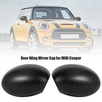 

2Pcs Rearview Side Mirror Covers Decal Caps for MINI Cooper R52 R50 R53 2001-2006
