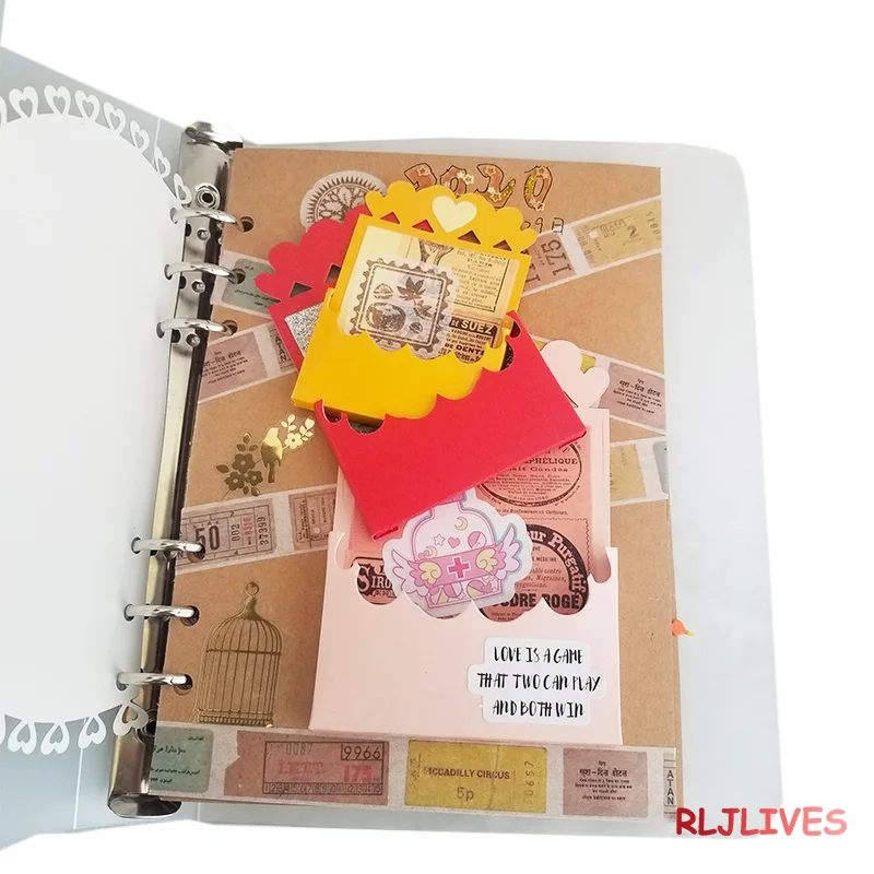 Card Pockets Metal Cutting Dies Diy Scrapbooking Card Stencil Craft