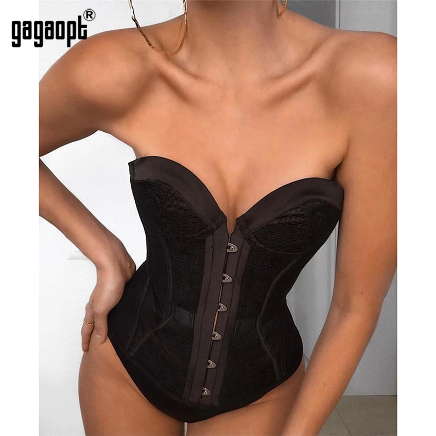 

Gagaopt Sexy Women Gothic Crop Top Vintage Tops Party Club Streetwear Blusas t shirt women