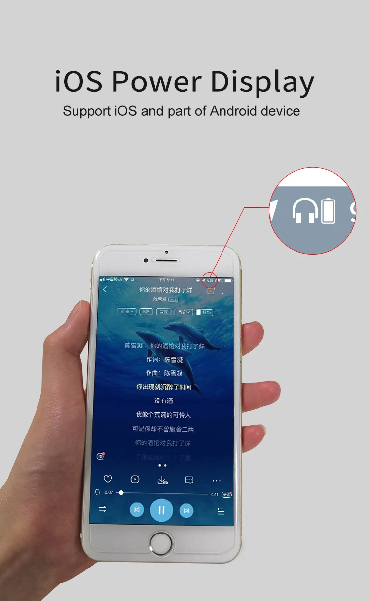 IPUDIS 5,0 Быстрая зарядка Bluetooth наушники крюк беспроводная гарнитура Handfree 190 мАч с микрофоном