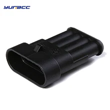 5 комплектов 4pin amp Авто Электрическая вилка жгут проводов улучшенное уплотнение водонепроницаемый разъем топливный насос жгут проводов