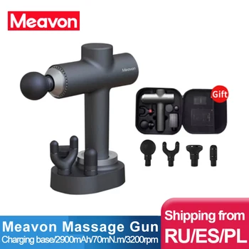 

Meavon Massage gun massager gun Machine Deep Muscle Relaxation Fascia Massager 3 Modes Body massager
