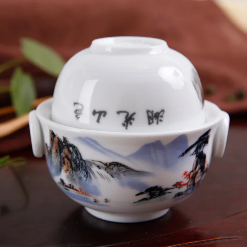 Всемирно известный керамический чайный сервиз китайской культуры 1 горшок чашка