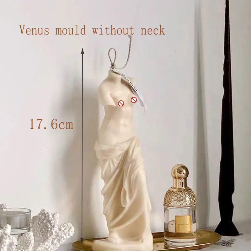 3D сломанная рука Venus лампы в форме свечи формы силиконовые богиня Форма восковая