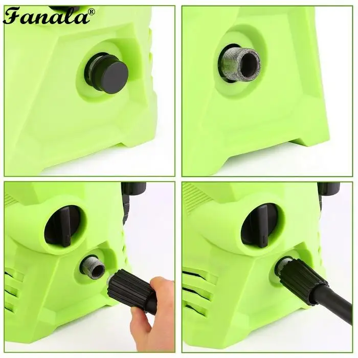 

High Pressure Cleaner Car Washer 1600W spray gun detergent bottle turbo water hose self-washing machine Floor Washer