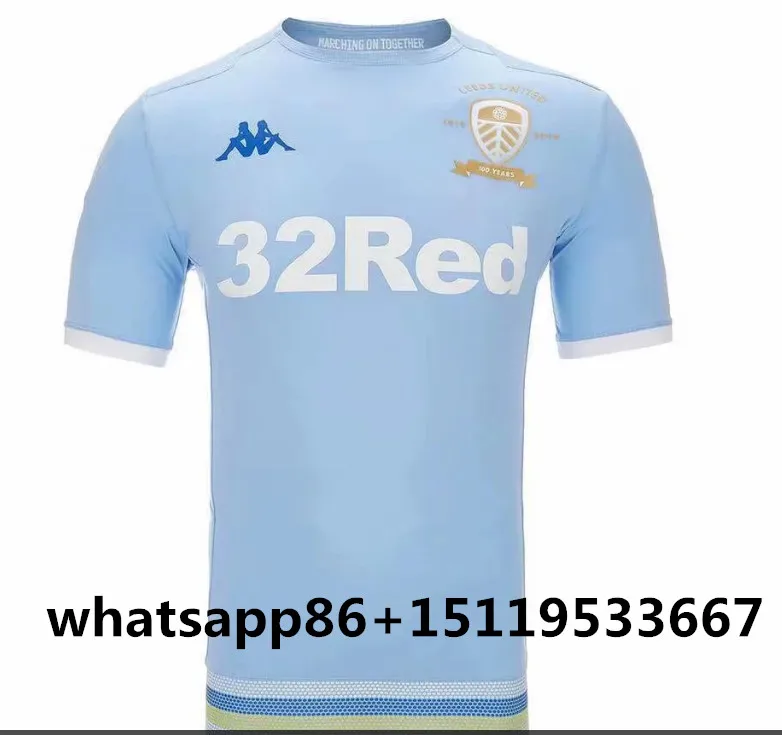 man Leeds United 100TH anniversary Centennial limited edition centenary soccer jersey ROOFE BAMFORD ALIOSKI football shirts - Color: shirt
