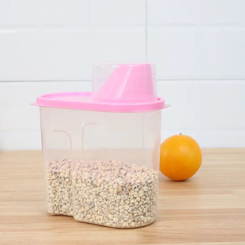 

Multigrain Storage Tank With Lid Large Covered Sealed Dry Cargo Grain Storage Box High Transparent Kitchen Tool Container h3