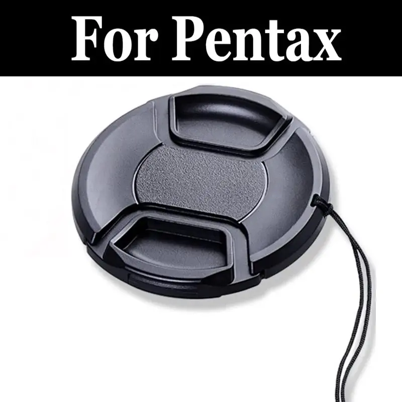 Dslr Camera Snap Center Pinch Scope Lens Cap Cover Rope Per Pentax 645D 645Z Efina Kp Kr Ks1 Ks2 Mx1 Q Q10 Q7 Q-S1 X-5 X90 Xg-1