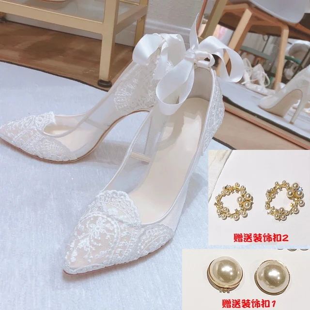 Sandale WeiÃƒÂŸe Schuhe Flach Hochzeit Brautschuhe Für Breite Füße