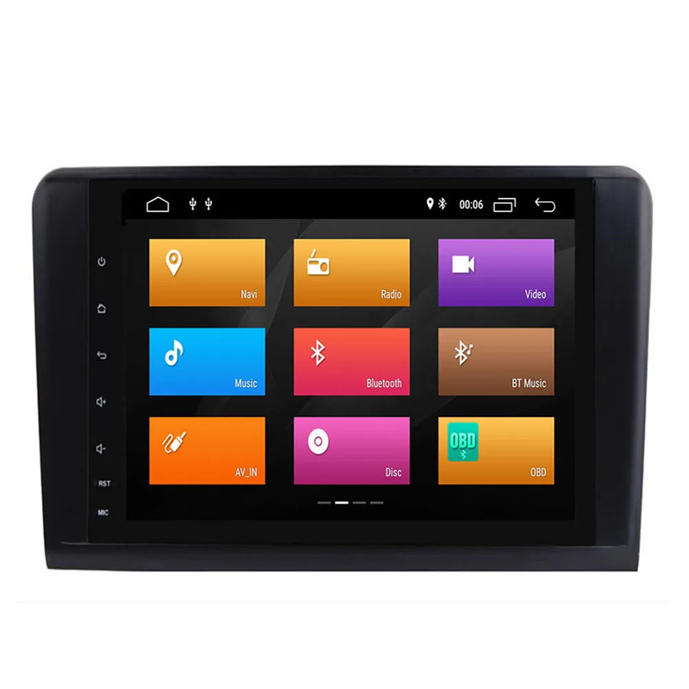 Discount IPS 2 Din Auto Radio Android 9.0 64G For Mercedes/Benz/AMG R Class W251 R300 R350 R63 Car Multimedia Video DVD Player GPS DVR FM 3