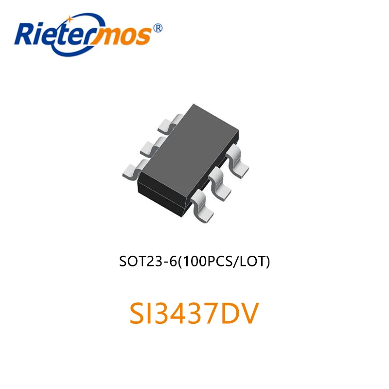 100 шт. SI3437 SI34378DV SOT23-6 TSOP-6 PMOS-150 V первоначально
