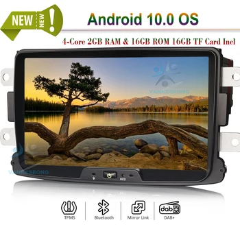 

8" Android 10.0 Autoradio Car Stereo for Renault Dacia Duster Car Multimedia with GPS Radio WiFi BT TPMS DAB+ CarPlay+