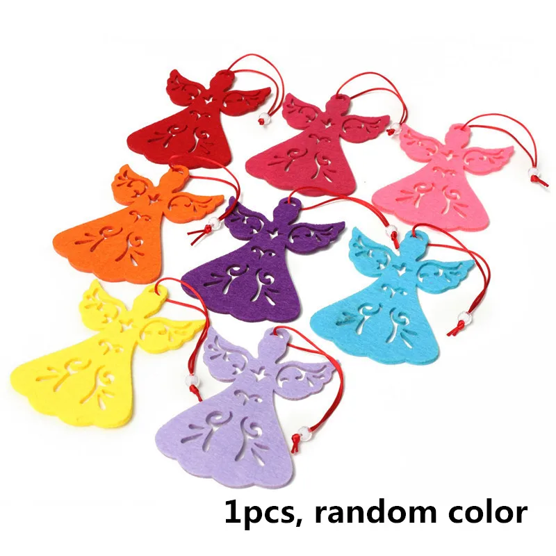 1pcs random color Розовый пушистый плюшевый Кукла Санта Клаус Снеговик угол девочка украшение рождественской ели Декор Natal Noel Deco Рождественский Декор для дома - Цвет: 1pcs random color