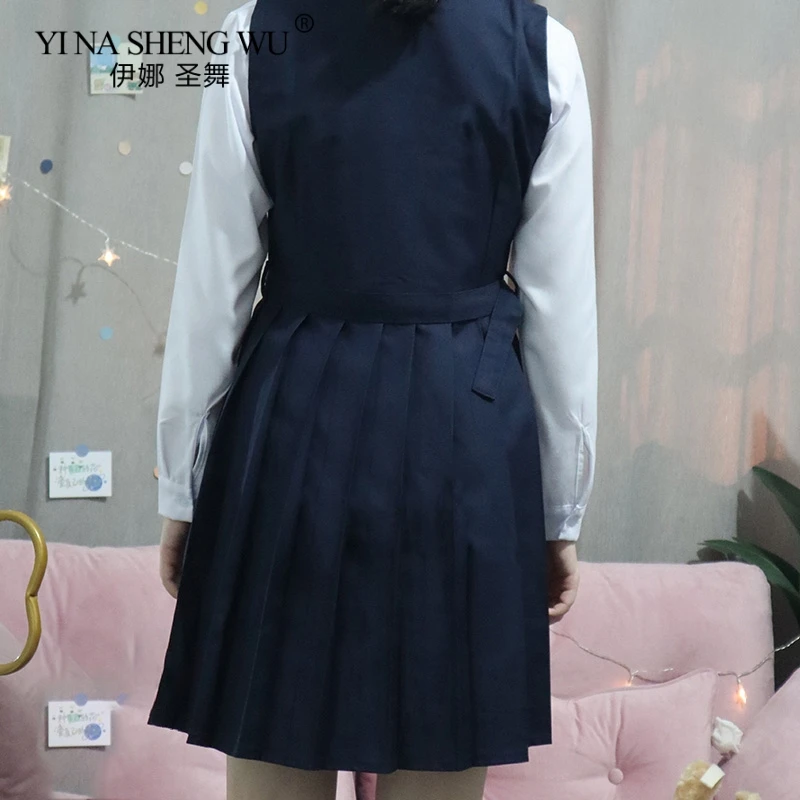 School Girl Uniform Japanese Sailor School Uniform Skirt Sexy JK Uniforms Long-Sleeved Shirt Pleated Suspender Dress for Woman japanese school uniform japanese schoolgirl skirt