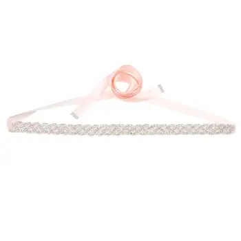 

Pink Rhinestones Bridal Belt Wedding Dress Belt Crystal Wedding Sash For Bridal Bridesmaids Wedding Dress Accessories