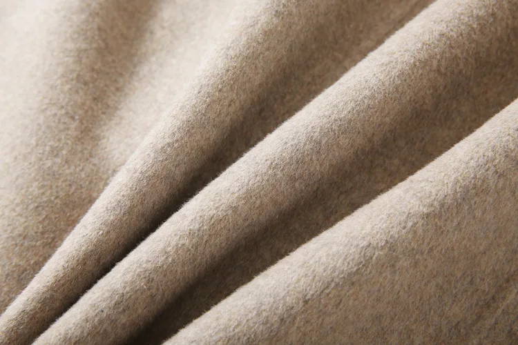 High Quality Double-sided Cashmere Coat Female Autumn and Winter Loose Long Wool Coat Women Woolen Jacket NS1746