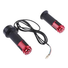 1 пара алюминиевый сплав E-Bike мотоцикл Роллинг Ручка Дроссельной заслонки акселератора