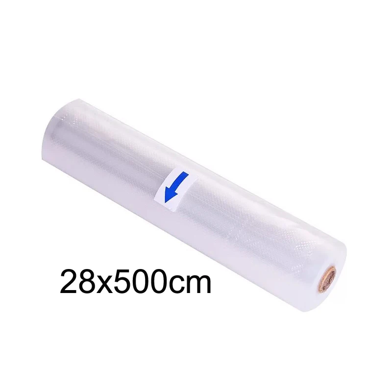 28x500cm 1ROLL кухня Питание Вакуумные мешки для хранения сумка для вакуумной Sealer вакуумной упаковки Рулоны 12/15/20/25 / 30см* 500CM - Цвет: 28x500cm