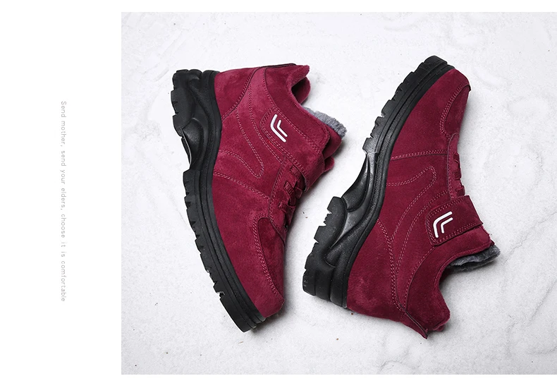 CINESSD/ботинки популярная женская обувь из флока Новая женская зимняя обувь из вельвета и хлопка теплые зимние ботильоны на толстой подошве; botas mujer invierno