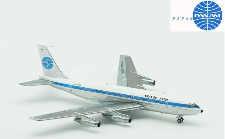 Нитрон авиации Панамериканской BOEING 720-030B N785PA 1/200 литья под давлением модель самолета