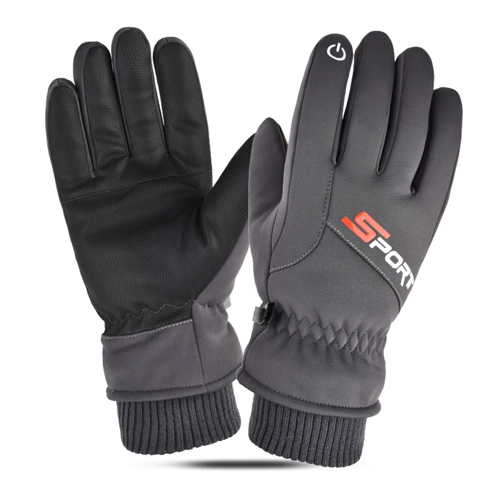

Winter Gloves Snow Snowboarding Men Thickened Touchscreen Cotton Cycling