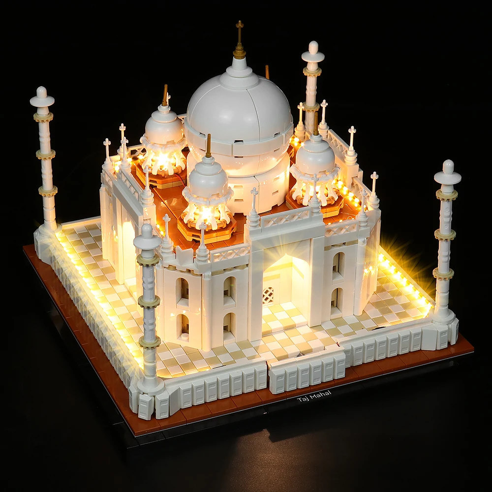 Vonado LED Lighting Set for 21056 Architecture Taj Mahal Kryator Collectible Model Toy Light Kit,Not Included the Building Block 3