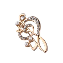 Европа и Америка модные части AliExpress поставка товаров Прямая с фабрики Музыкальные ноты брошь один из G