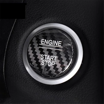 

Car Ignition Protective Start Stop Switch Button Cover Anti-scratch Decoration Cap for Mercedes-Benz C C200 180l B-Class B200