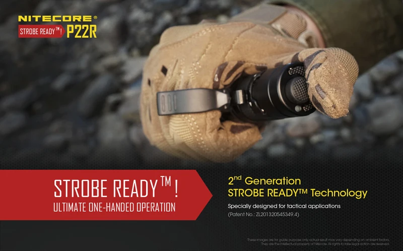 NITECORE P22R 1800 Lumens Tactical Flashlight (9)