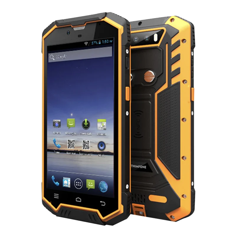 S2 Plus IP68 прочный промышленный ручной Android мобильный телефон 2D сканер NFC считыватель штрих-кодов qr-кодов PDA