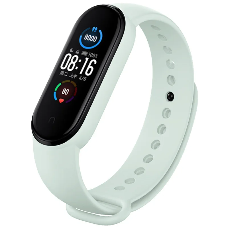 ตัวเลือกสินค้า ซิลิโคนสายรัดข้อมือ Mi Band 5/6/7