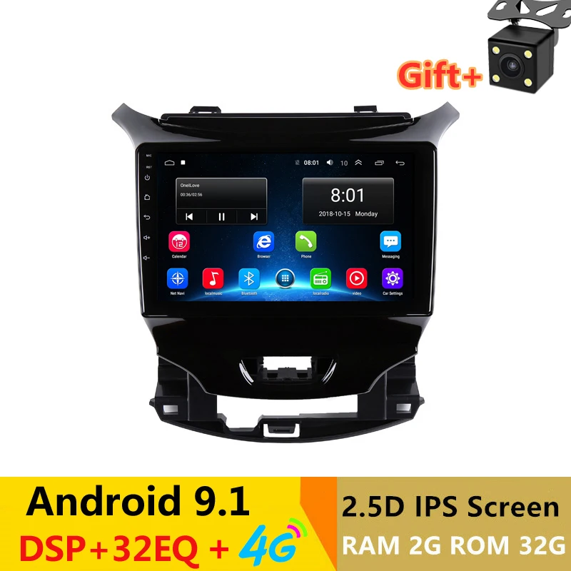 9 inch Android Car DVD Player GPS for Chevrolet Cruze 2015 2016 2017 2018 audio car radio stereo navigation with bluetooth wifi