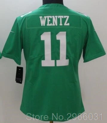 for women А+++ качественные женские 86 Zach Ertz 91 fletcher cox 11 carson wentz 9 Nick Foles Jersey Philadelphia - Цвет: for women