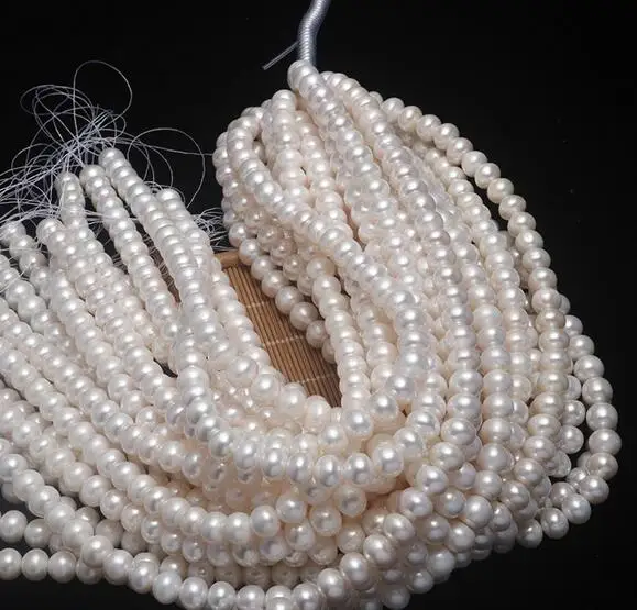 

Jewelry Natural freshwater pearl 10-11mm Loose beads necklace bracelet