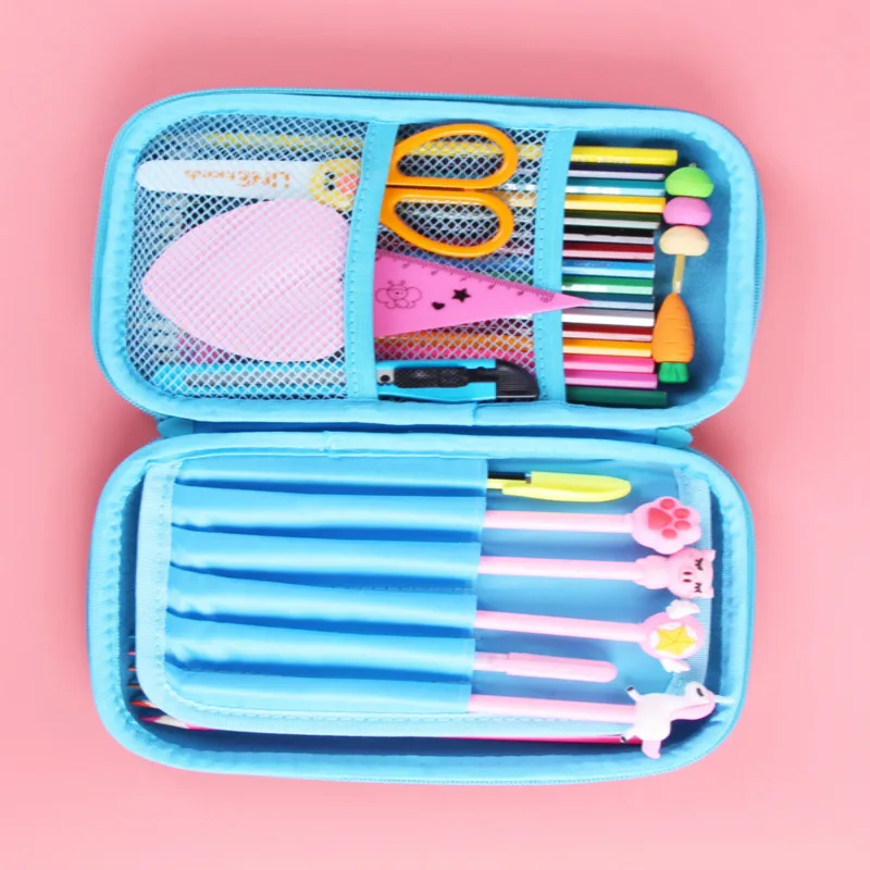 Милый чехол карандаш Единорог большой емкости Kawaii Trousse Scolaire Astuccio ручка школьные