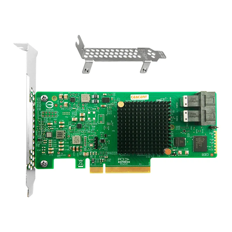 Ceacent AS3008T 9300-8I 12 ГБ/сек. SAS/SATA Управление карты PCIe3.0 X8 чипсет LSI 3008 8 портов 2*8643