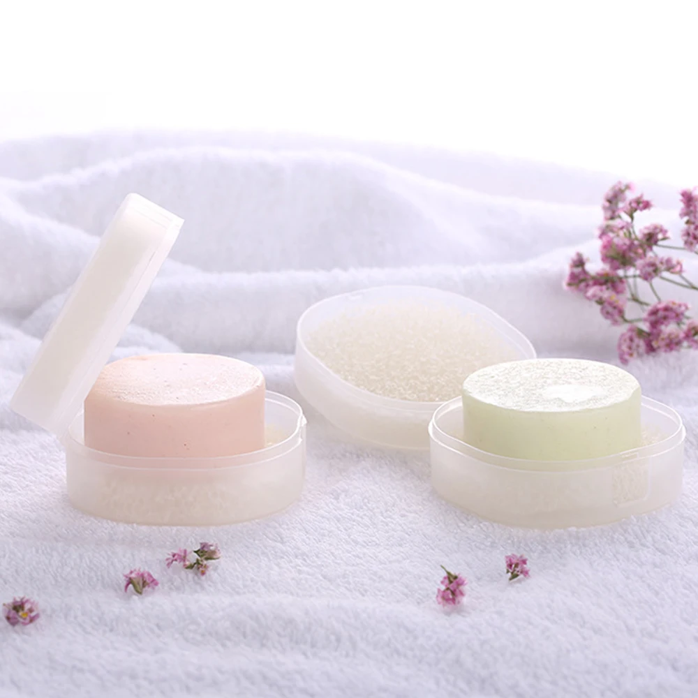 1PC Simple Draining Holder Portable Soap Dish Plastic Soap Container Simple Style Soap Box Bathroom Accessories for Family