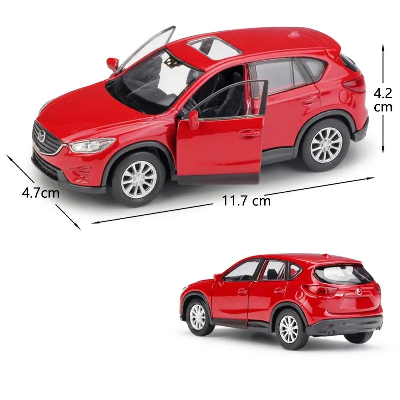 WELLY литье под давлением, 1:36, Классическая модель автомобиля Mazda CX-5, внедорожник, металлический автомобиль, игрушка, автомобиль, коллекция подарков