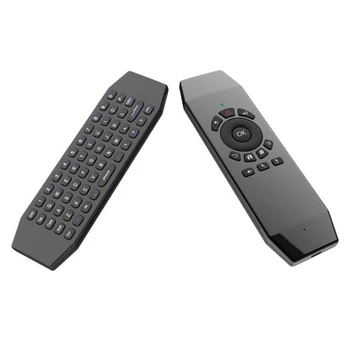 

2.4G Fly Air Mouse T5 Wireless Remote Control Wireless Qwerty Keyboard Voice for Mac Smart TV TV Box Projector PC