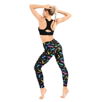 

Geometric Leggings Women Spandex Vintage Sexy Yoga Pant Ladies Graphics Trousers Workout Fitness Womens Leggings Pants Jeggings